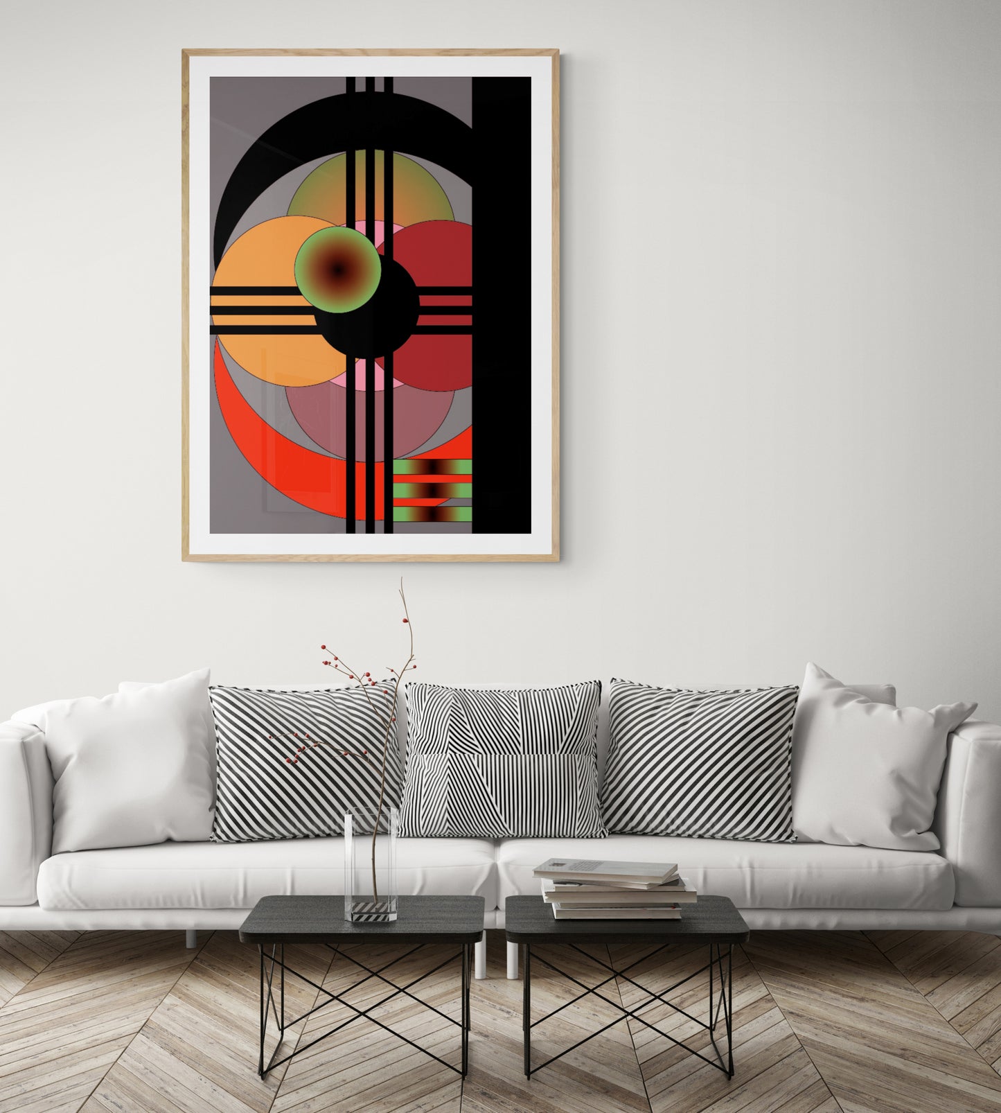 Wall art poster contemporary graphic design art work abstract