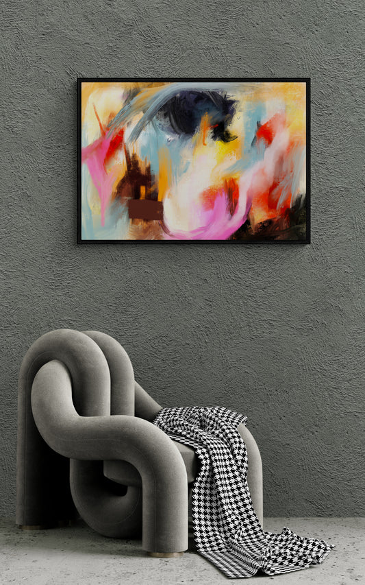 Abstract canvas art print