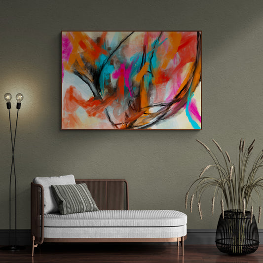 Abstract canvas art print wall art contemporary painting