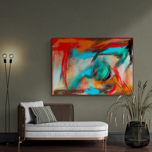 Abstract canvas art print wall art contemporary painting